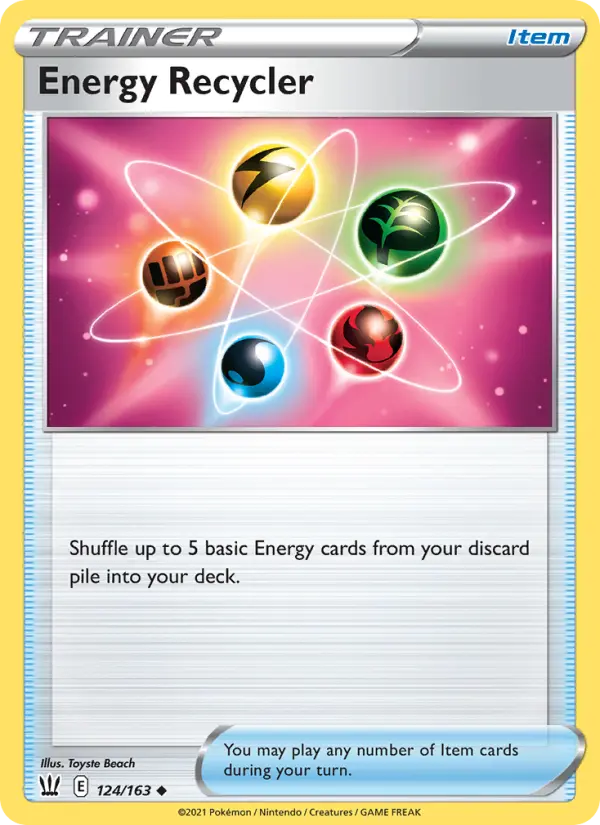 Energy Recycler, Battle Styles 124