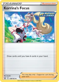 Korrina's Focus, Battle Styles 128