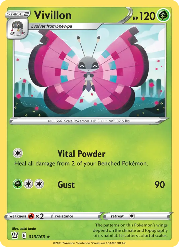 Vivillon, Battle Styles 13