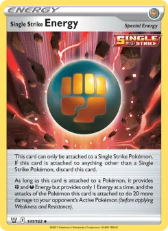 Single Strike Energy, Battle Styles 141