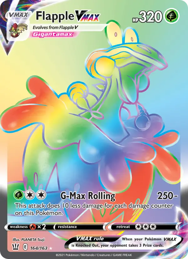 Flapple VMAX, Battle Styles 164