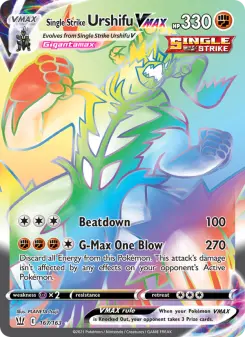 Single Strike Urshifu VMAX, Battle Styles 167