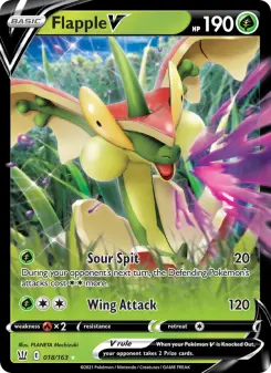 Flapple V, Battle Styles 18