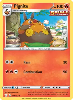 Pignite, Battle Styles 24