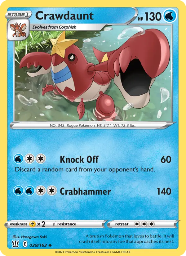 Crawdaunt, Battle Styles 39