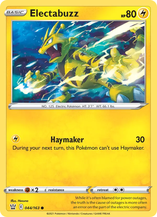 Electabuzz, Battle Styles 44
