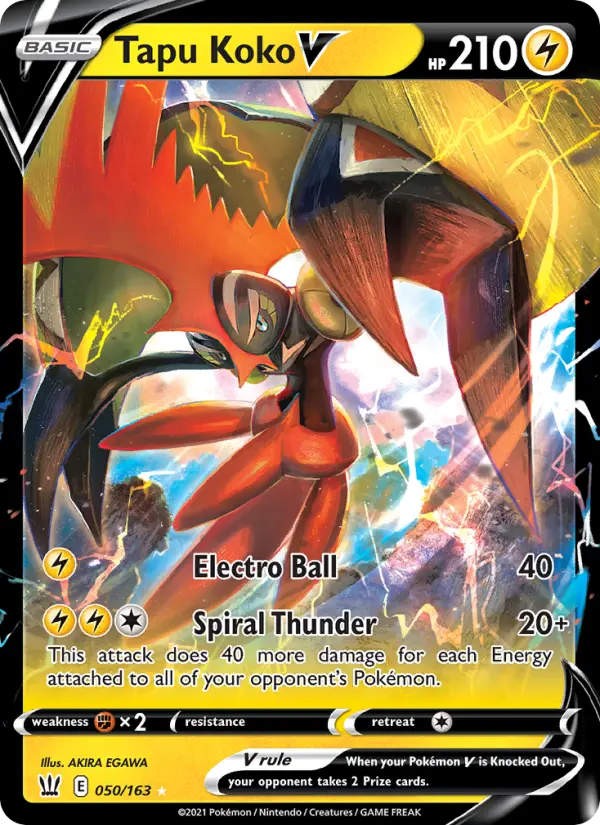 Tapu Koko V, Battle Styles 50