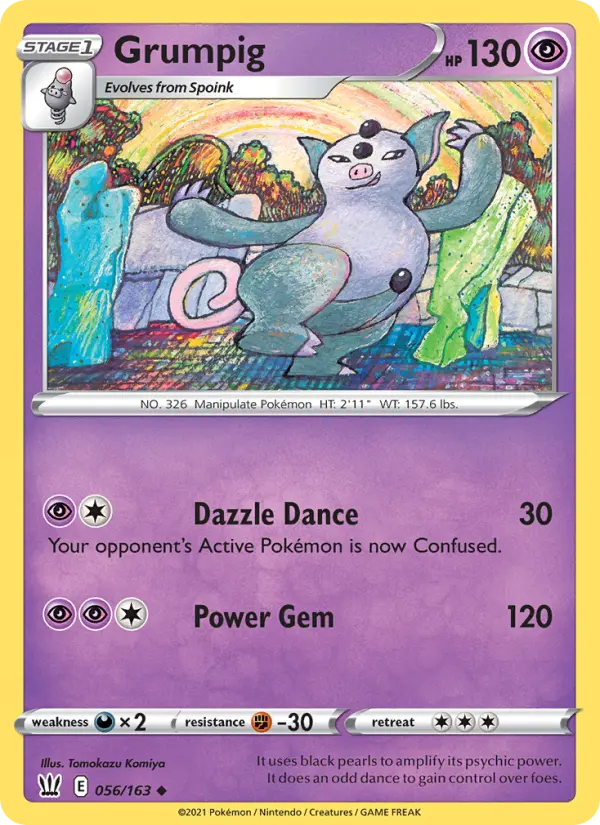 Grumpig, Battle Styles 56