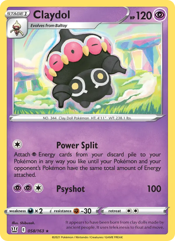 Claydol, Battle Styles 58