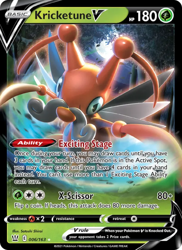 Kricketune V, Battle Styles 6