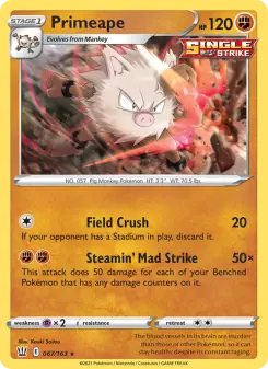 Primeape, Battle Styles 67