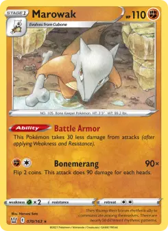 Marowak, Battle Styles 70
