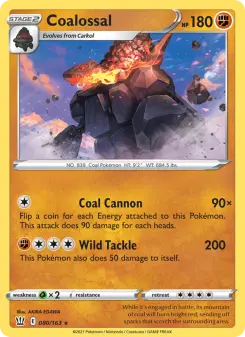 Coalossal, Battle Styles 80