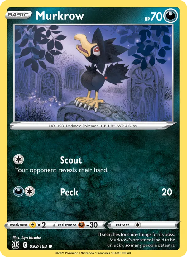 Murkrow, Battle Styles 93