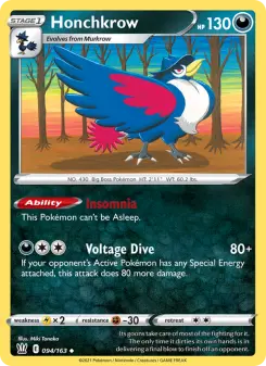 Honchkrow, Battle Styles 94