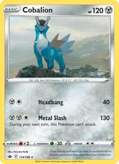 Cobalion, Chilling Reign 114