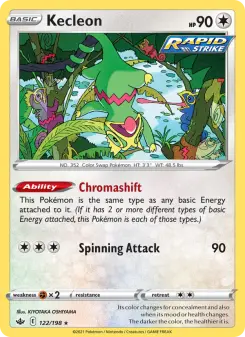 Kecleon, Chilling Reign 122