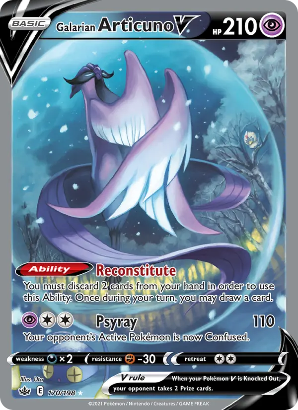 Galarian Articuno V, Chilling Reign 170