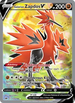 Galarian Zapdos V, Chilling Reign 173