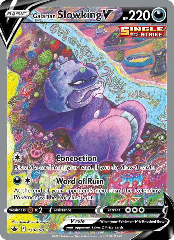 Galarian Slowking V, Chilling Reign 179