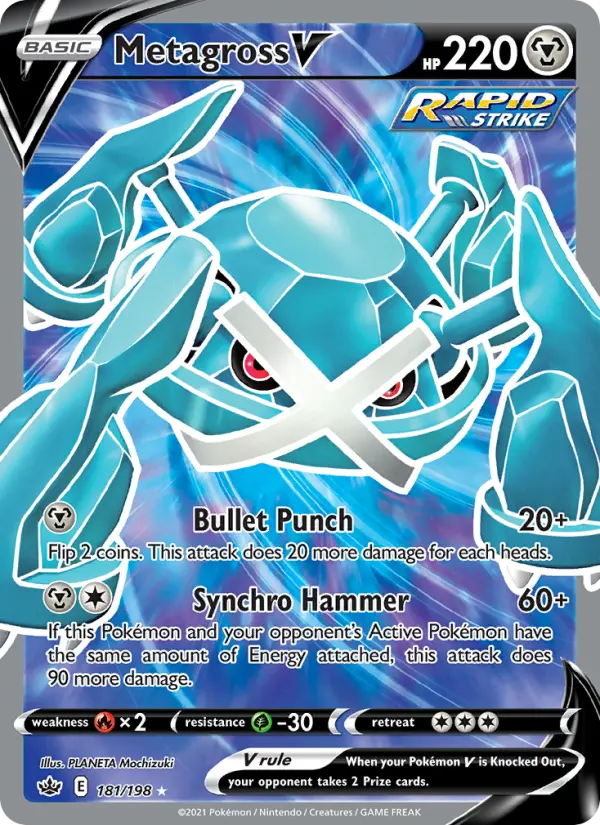 Metagross V, Chilling Reign 181
