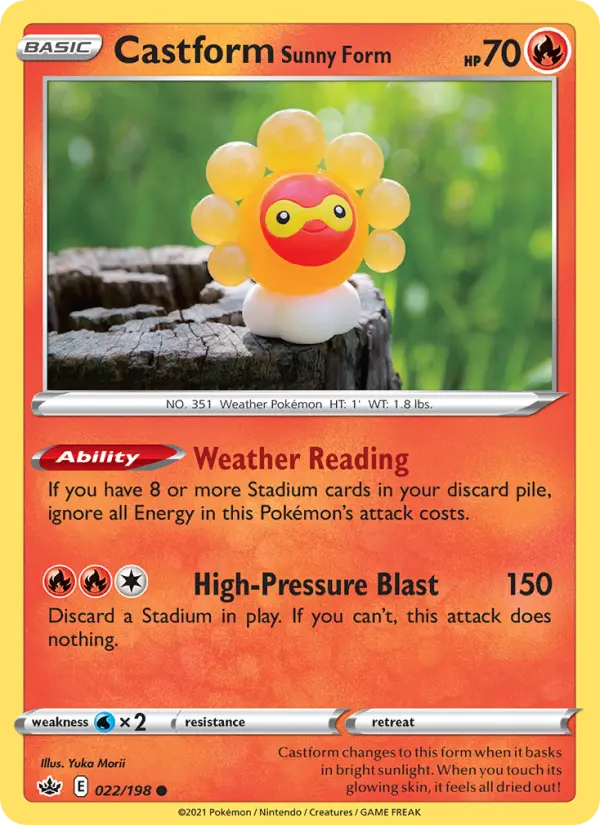 Castform Sunny Form, Chilling Reign 22