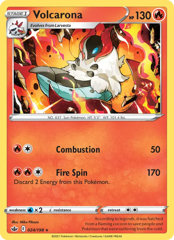 Volcarona, Chilling Reign 24