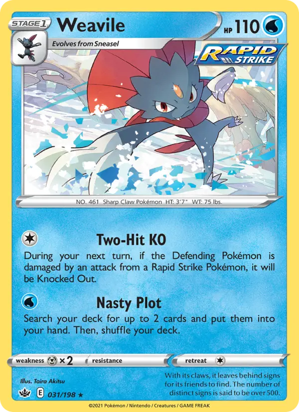 Weavile, Chilling Reign 31