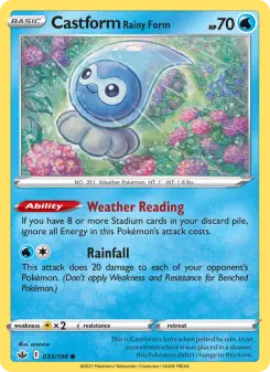 Castform Rainy Form, Chilling Reign 33
