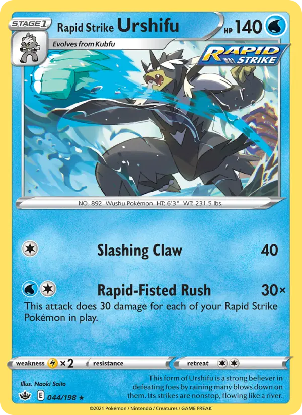 Rapid Strike Urshifu, Chilling Reign 44