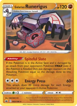 Galarian Runerigus, Chilling Reign 83