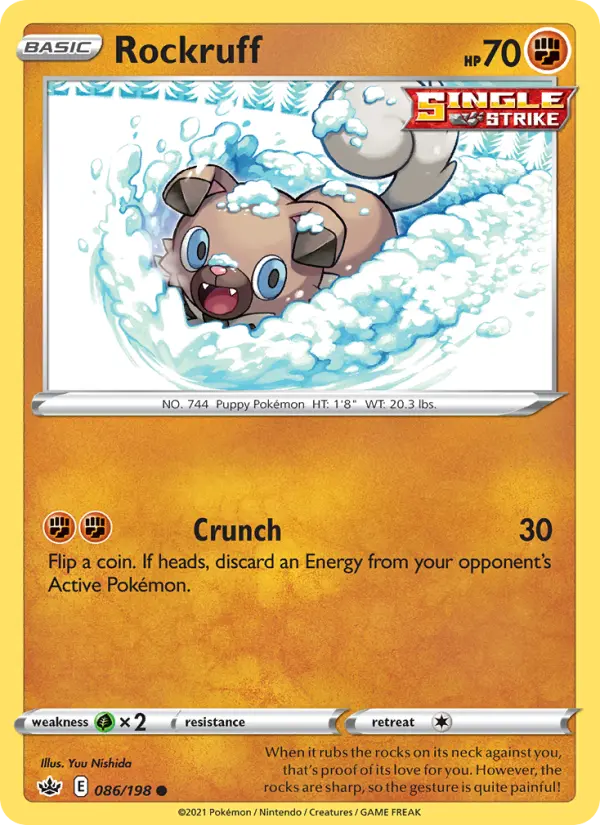 Rockruff, Chilling Reign 86