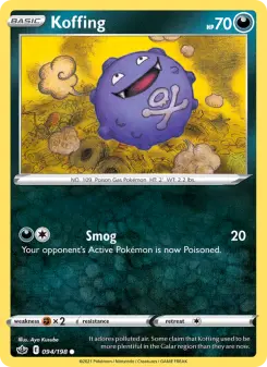 Koffing, Chilling Reign 94