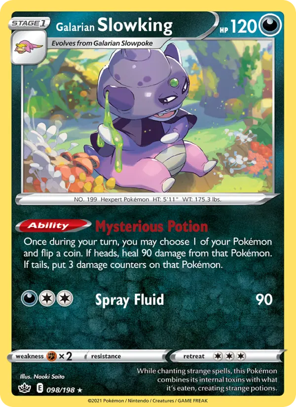 Galarian Slowking, Chilling Reign 98