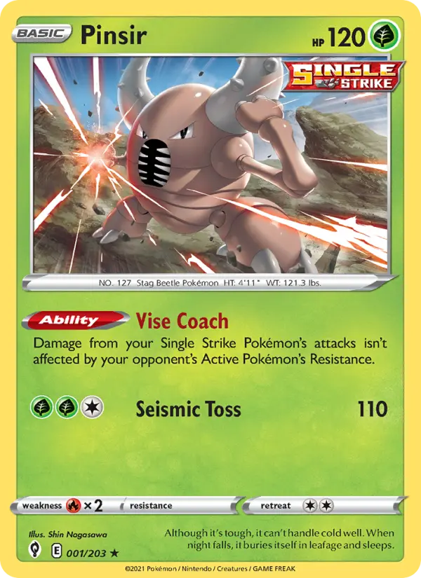 Pinsir, Evolving Skies 1