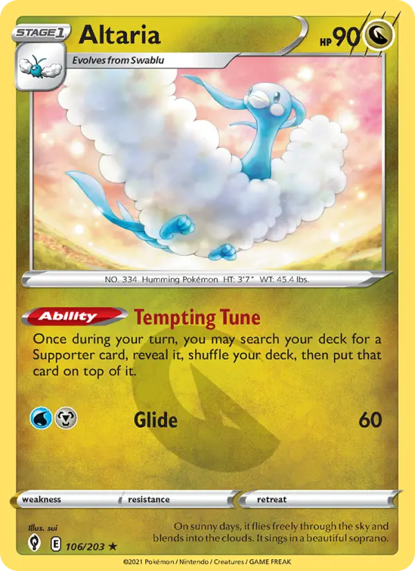 Altaria, Evolving Skies 106