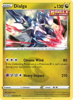 Dialga, Evolving Skies 112