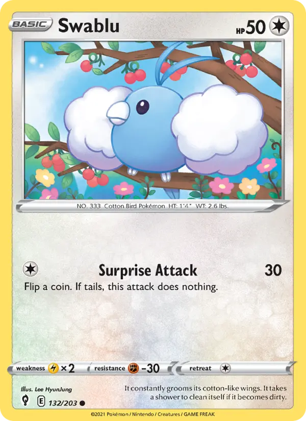 Swablu, Evolving Skies 132