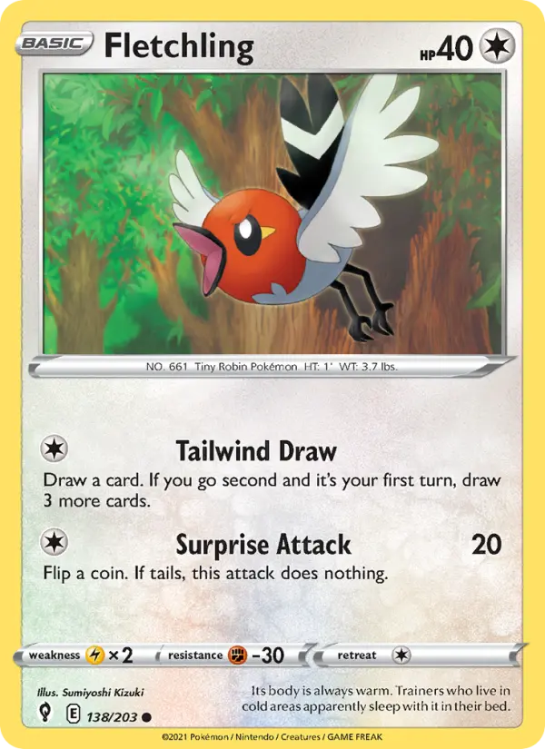 Fletchling, Evolving Skies 138