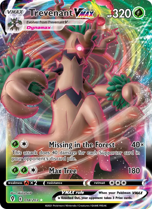 Trevenant VMAX, Evolving Skies 14