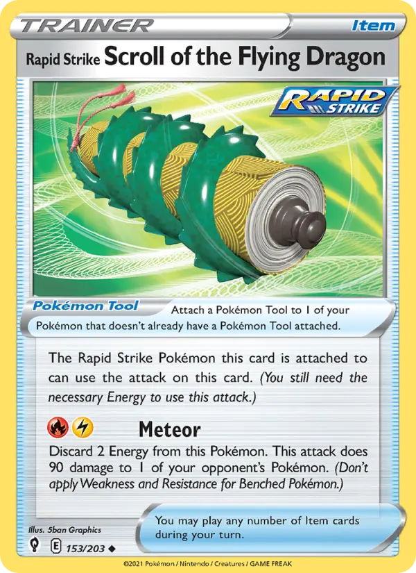 Rapid Strike Scroll of the Flying Dragon, Evolving Skies 153