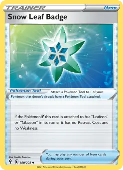 Snow Leaf Badge, Evolving Skies 159