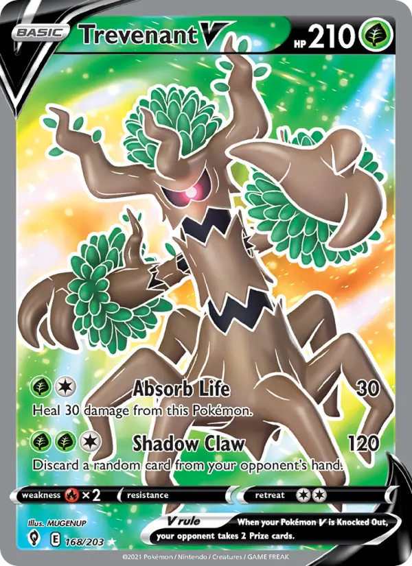 Trevenant V, Evolving Skies 168