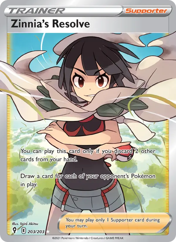 Zinnia's Resolve, Evolving Skies 203