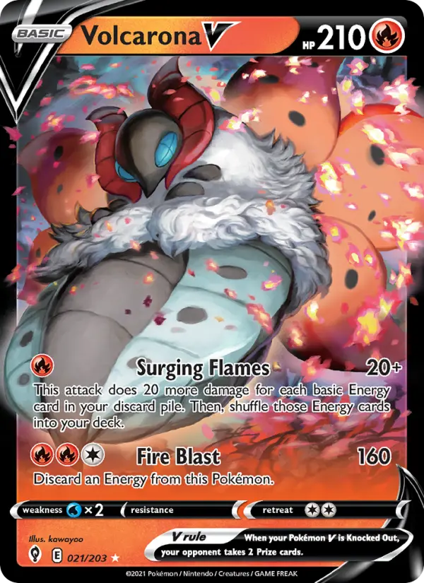Volcarona V, Evolving Skies 21