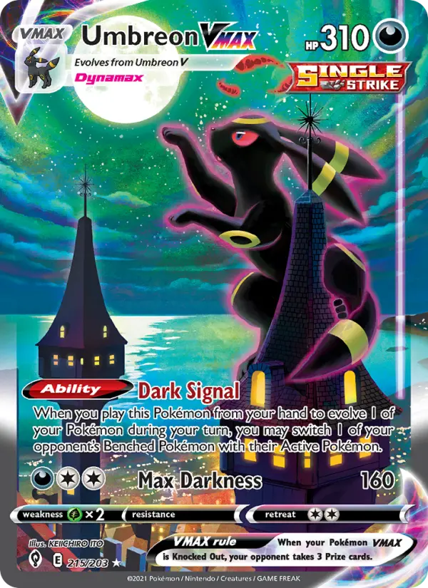 Umbreon VMAX, Evolving Skies 215