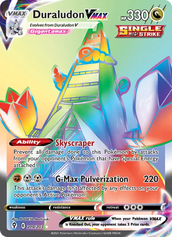 Duraludon VMAX, Evolving Skies 219