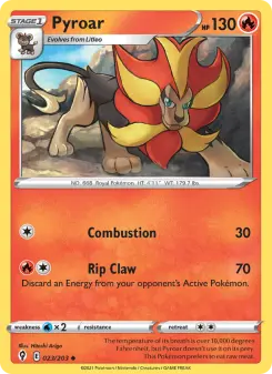 Pyroar, Evolving Skies 23