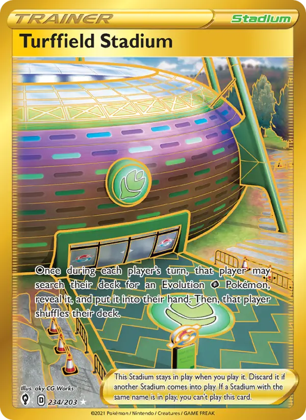 Turffield Stadium, Evolving Skies 234