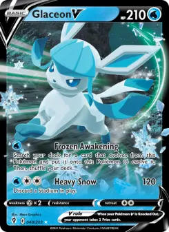 Glaceon V, Evolving Skies 40